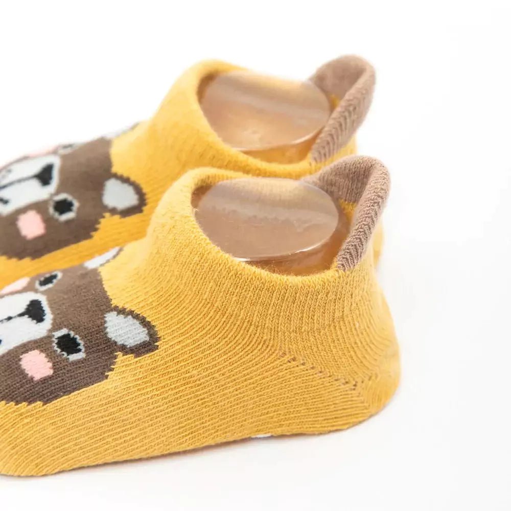 6 Pares - Meia Antiderrapante para Bebê - BabyPaw - Varialle