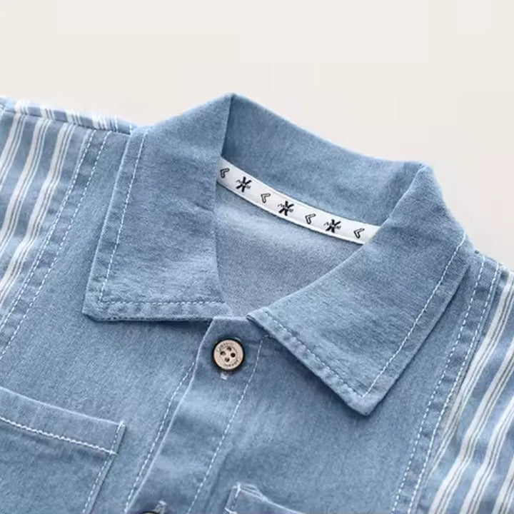 Conjunto Infantil Jeans - Moderno e Prático para Meninos 1 a 5 Anos - Varialle