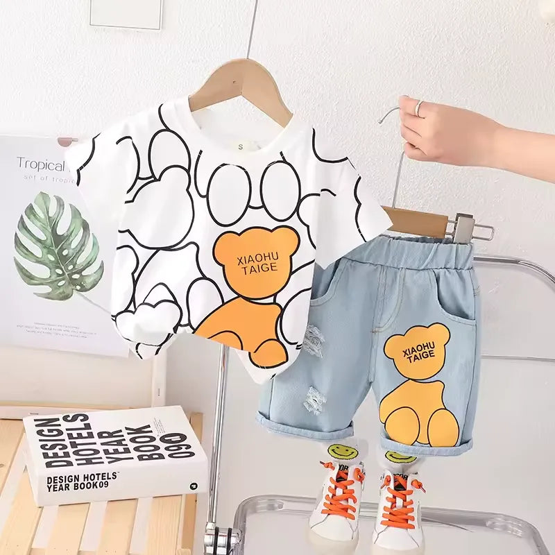 Conjunto Infantil Menino Urso Aventureiro - 1 a 5 Anos - Varialle