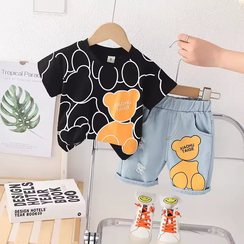 Conjunto Infantil Menino Urso Aventureiro - 1 a 5 Anos - Varialle