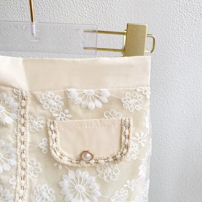 Conjunto Infantil Feminino Renda Bordada 2 a 7 Anos_Varialle