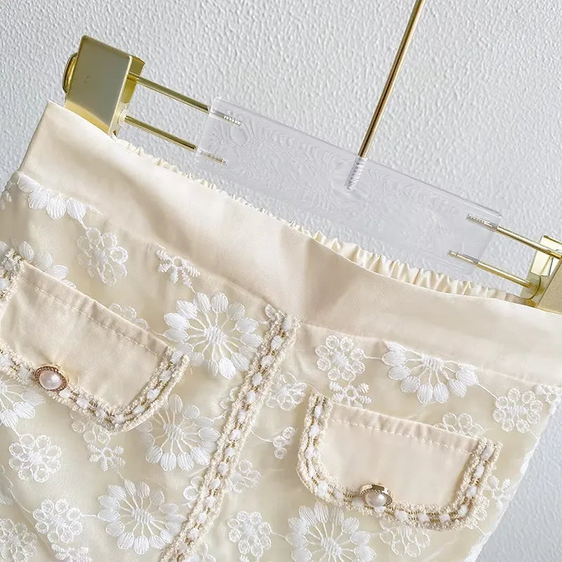 Conjunto Infantil Feminino Renda Bordada 2 a 7 Anos_Varialle