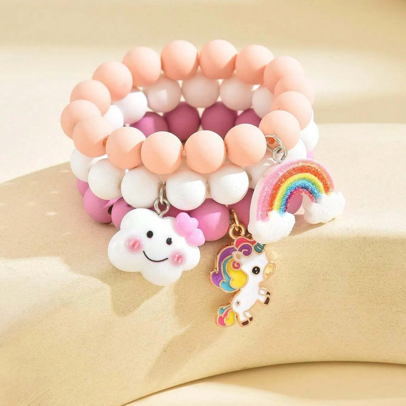 Conjunto Infantil com 3 Pulseiras Mundo Mágico Varialle