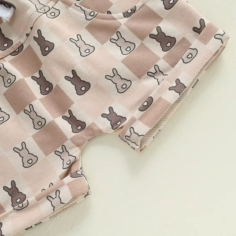 Conjunto Menino Camiseta e Shorts Coelhinhos 6 Meses a 3 Anos Varialle