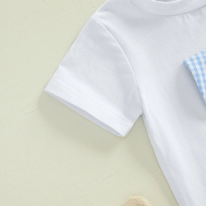 Conjunto Meninos Camiseta Coelhinho com Short 3 M a 3 A Varialle