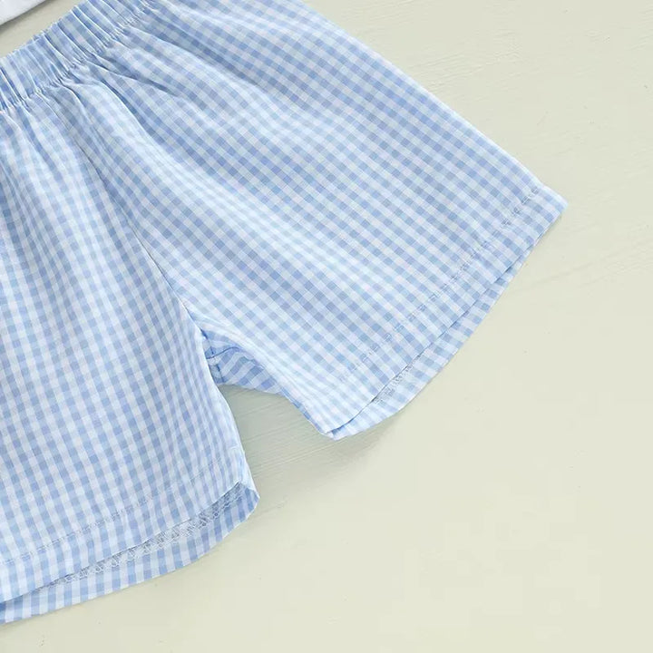 Conjunto Meninos Camiseta Coelhinho com Short 3 M a 3 A Varialle