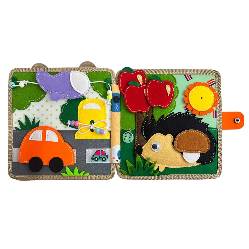 Livro Sensorial Montessori para Crianças BabySenses Varialle