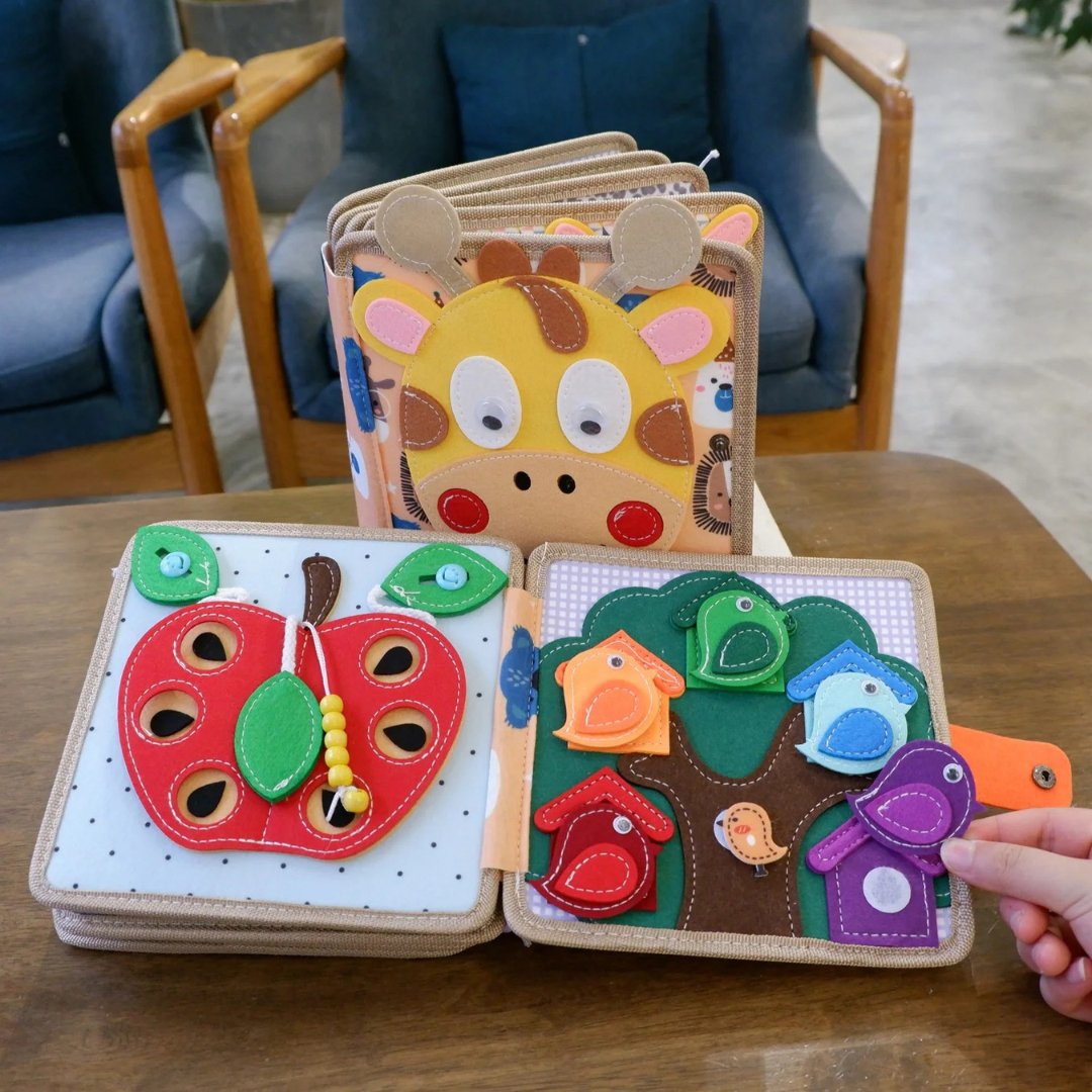 Livro Sensorial Montessori para Crianças BabySenses Varialle