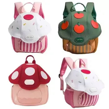 Mochila Infantil Temática - Cupcake e Cogumelos, Varialle