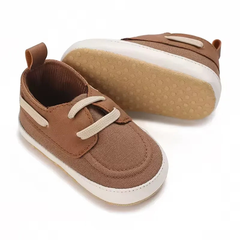 Sapato Infantil Casual Antiderrapante AndyKids Marrom