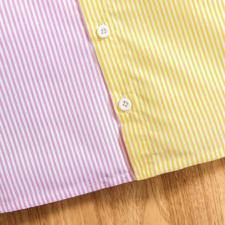 Vestido Bebê Menina Listradinha Encantada 6 Meses a 3 Anos