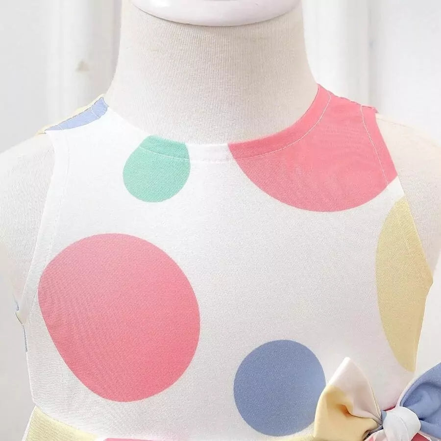 Vestido Infantil Doce Colorê 3 Meses a 3 Anos