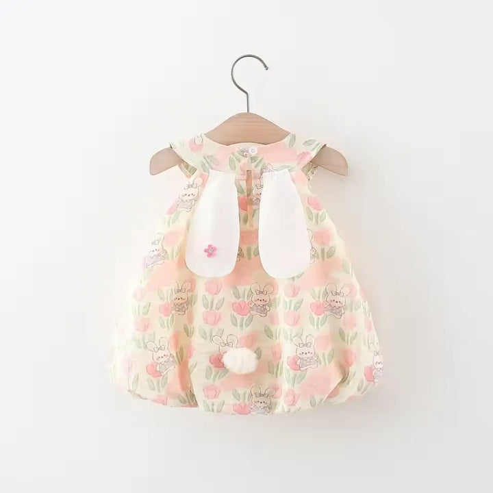 Vestido Infantil FunnyBunny e Bolsa Brinde 9 Meses a 4 Anos Varialle
