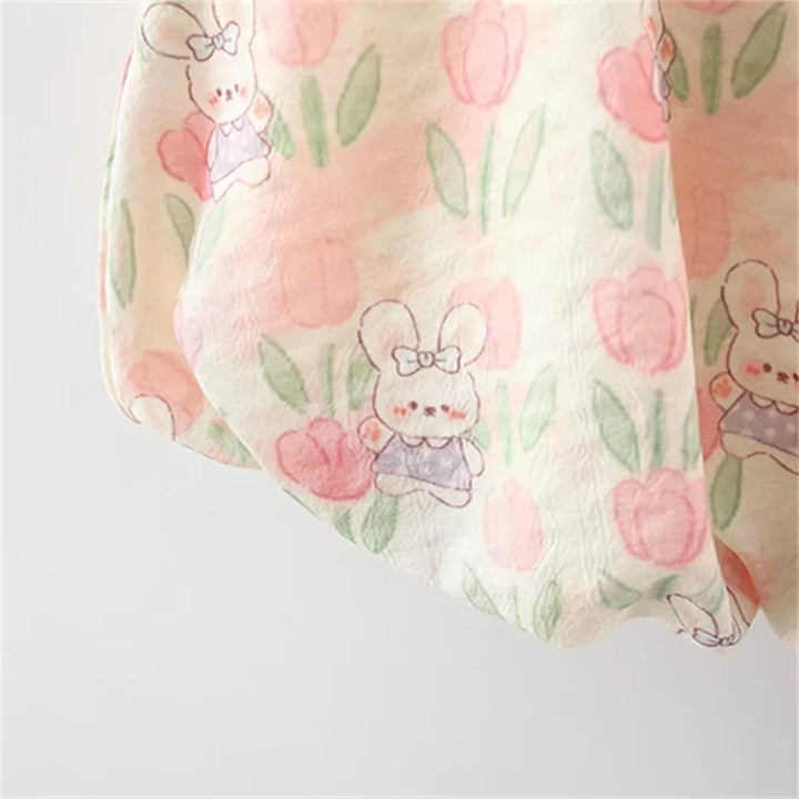 Vestido Infantil FunnyBunny e Bolsa Brinde 9 Meses a 4 Anos Varialle