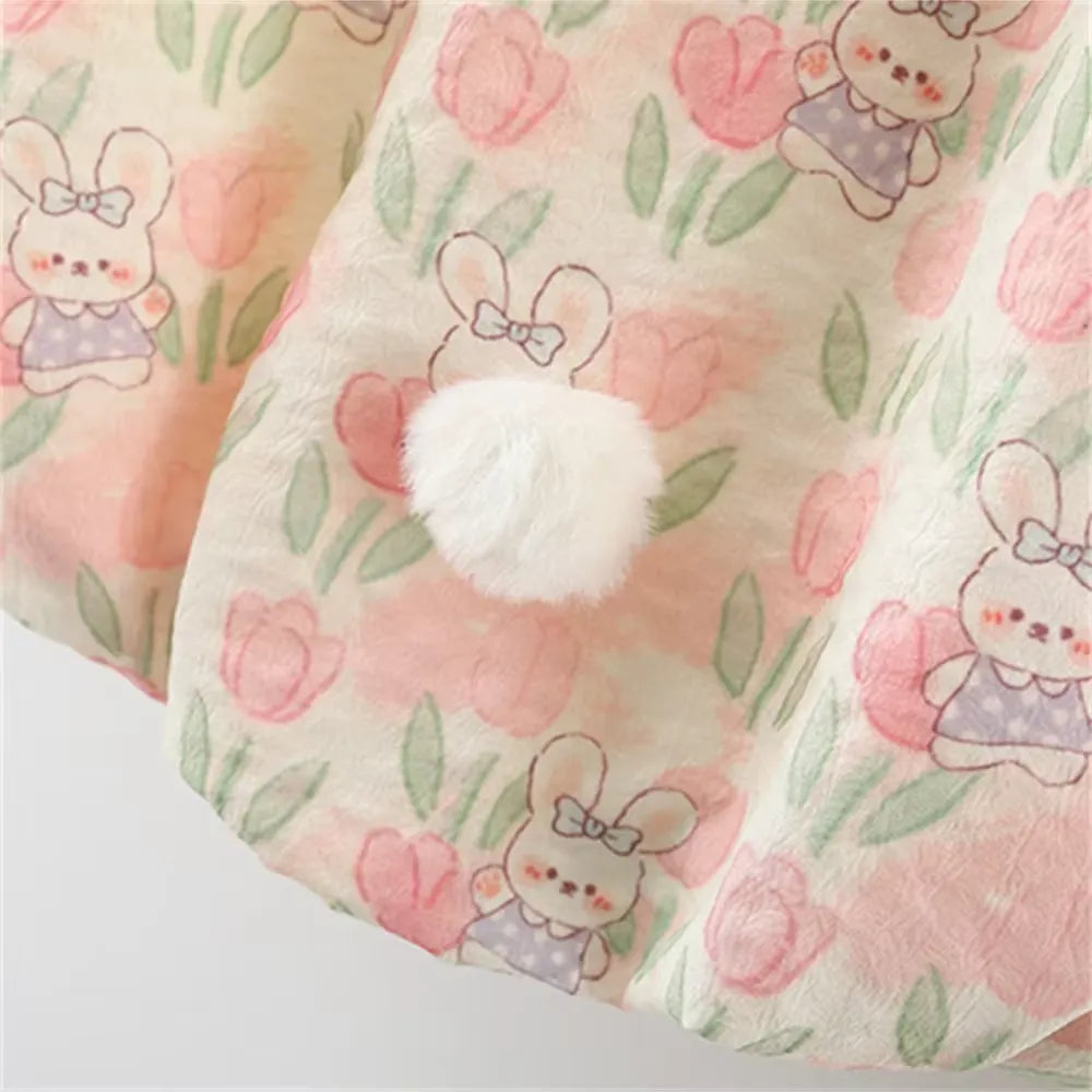 Vestido Infantil FunnyBunny e Bolsa Brinde 9 Meses a 4 Anos Varialle