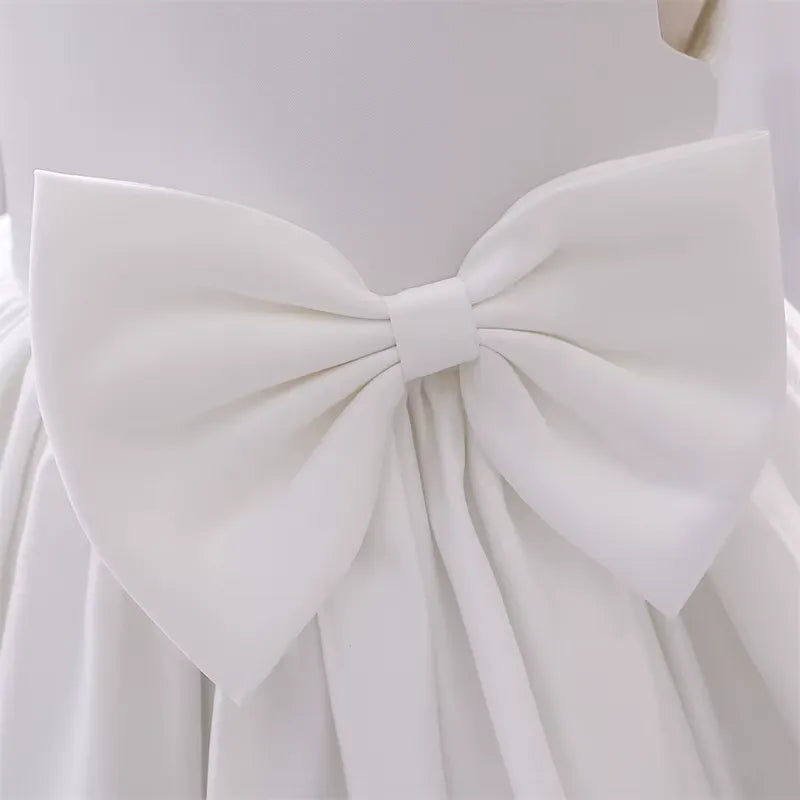 Vestido Infantil com Laço para Festas 3 Meses a 10 Anos Varialle