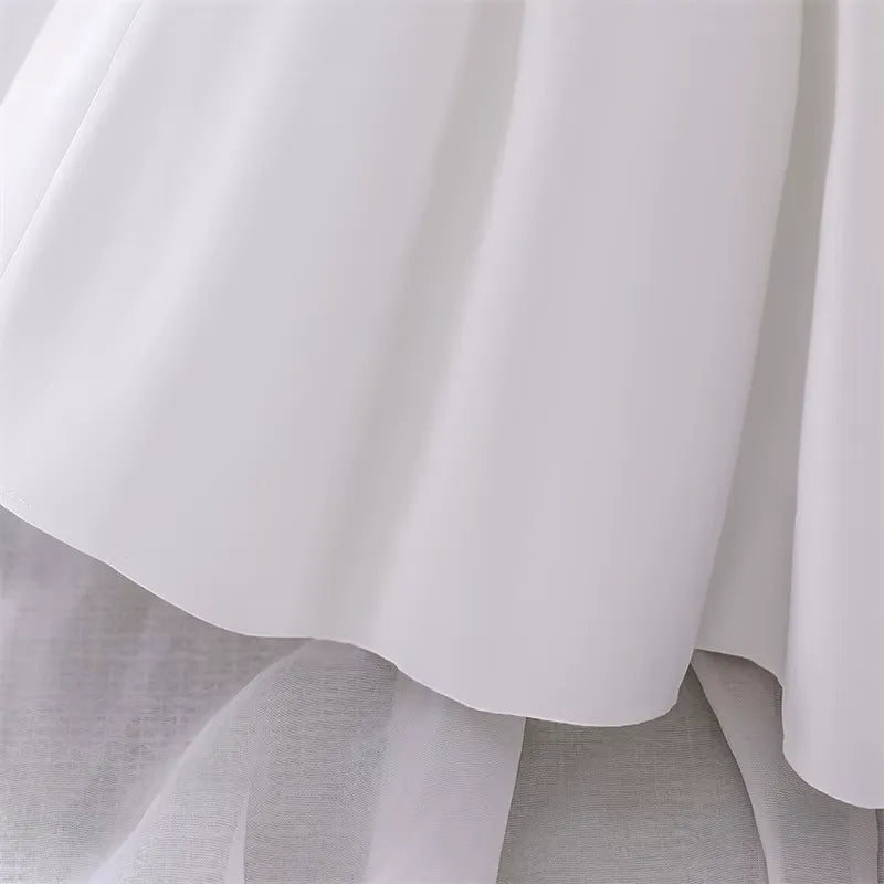 Vestido Infantil com Laço para Festas 3 Meses a 10 Anos Varialle