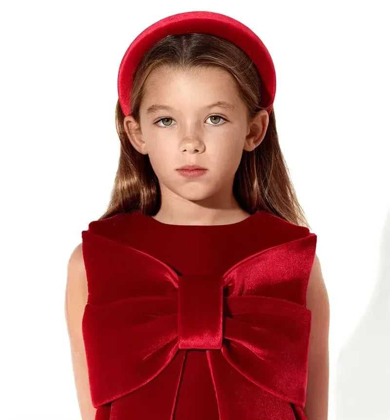 Vestido Infantil de Festa em Veludo Amorella - 1 a 8 Anos Varialle