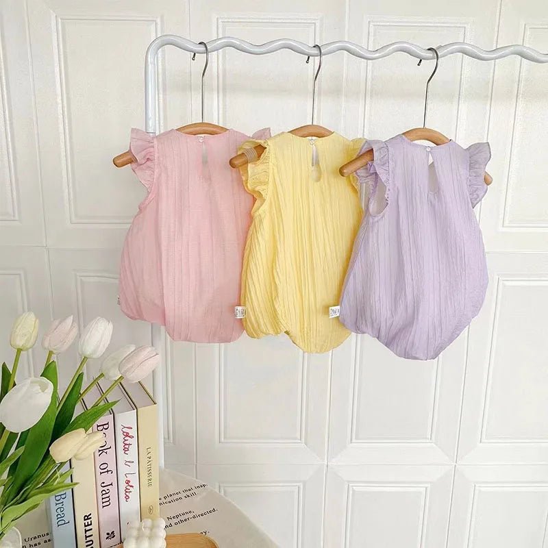 Body Infantil com Apliques Fofos e Mangas Voadoras - 3 a 24 Meses | LANÇAMENTO BLACK FRIDAY - Varialle