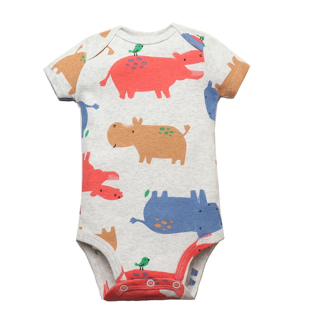 Bodysuits Infantis em Algodão - Kit 5 Peças - Conforto e Estilo 6 - 24 Meses - Varialle