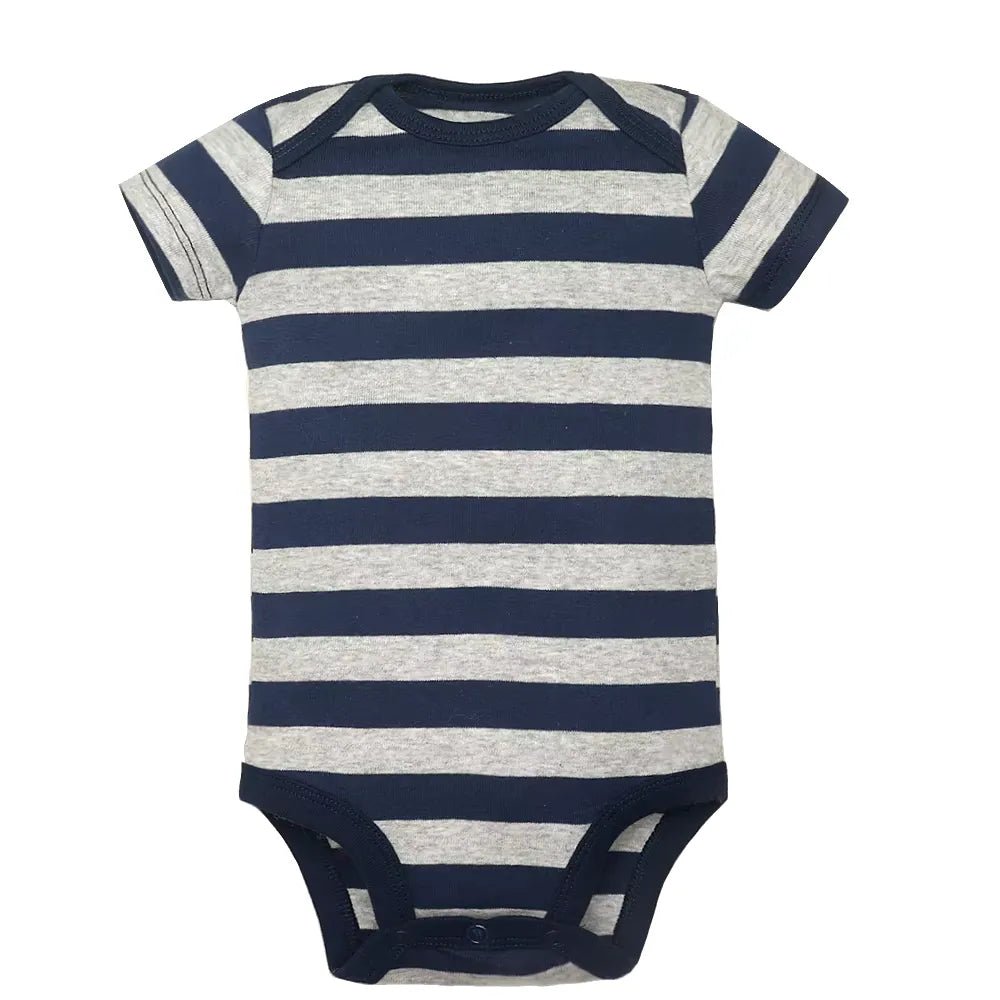 Bodysuits Infantis em Algodão - Kit 5 Peças - Conforto e Estilo 6 - 24 Meses - Varialle