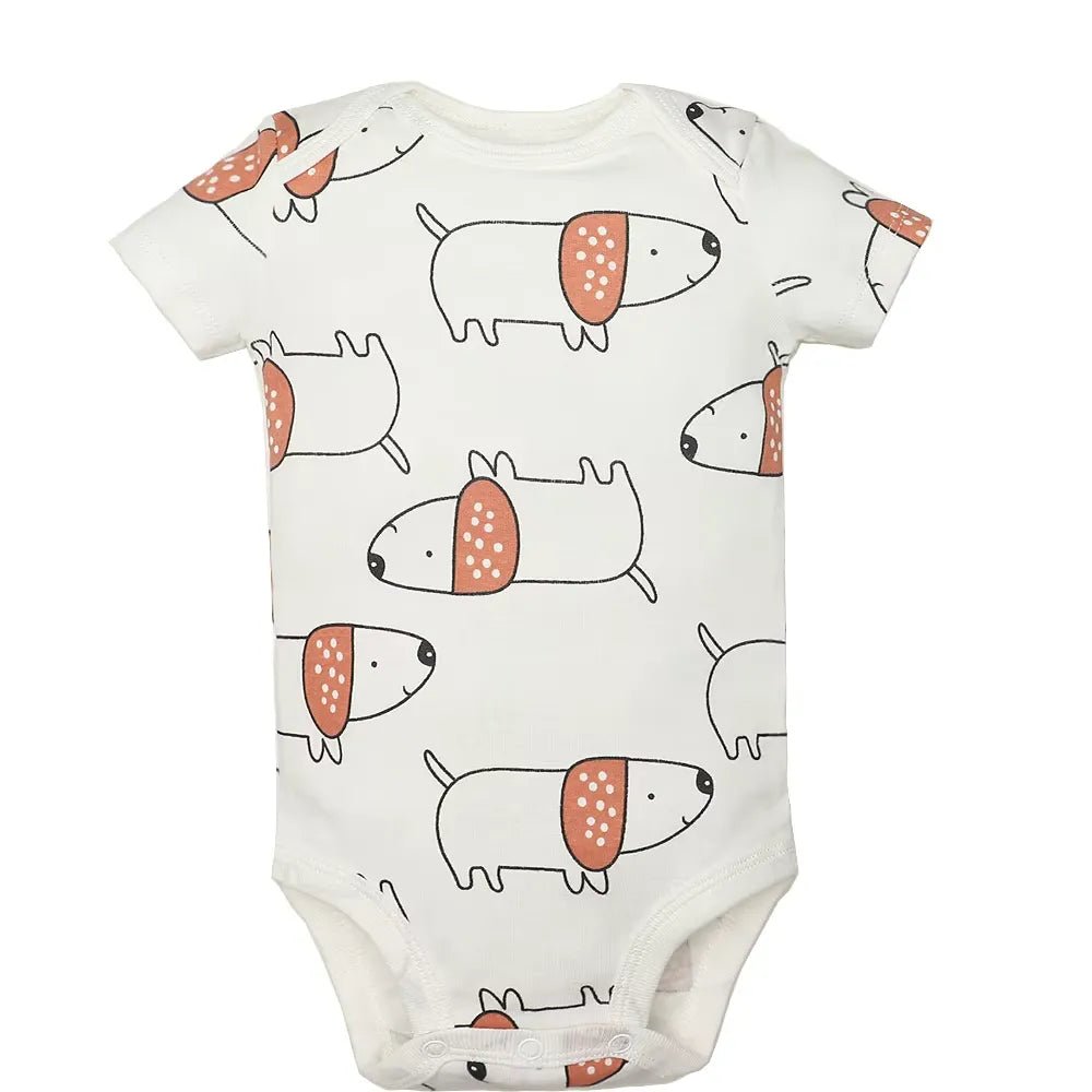 Bodysuits Infantis em Algodão - Kit 5 Peças - Conforto e Estilo 6 - 24 Meses - Varialle