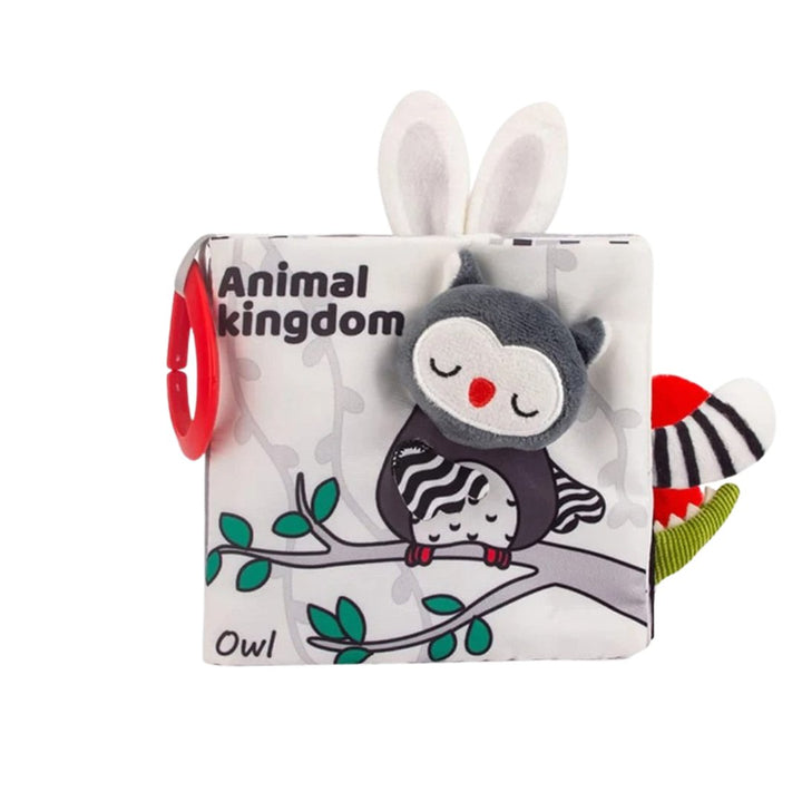 Brinquedo Sensorial para Bebês Livro Musical - Jungle Animals - Varialle