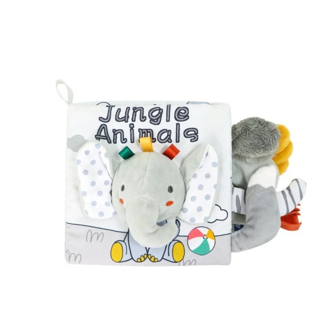 Brinquedo Sensorial para Bebês Livro Musical - Jungle Animals - Varialle