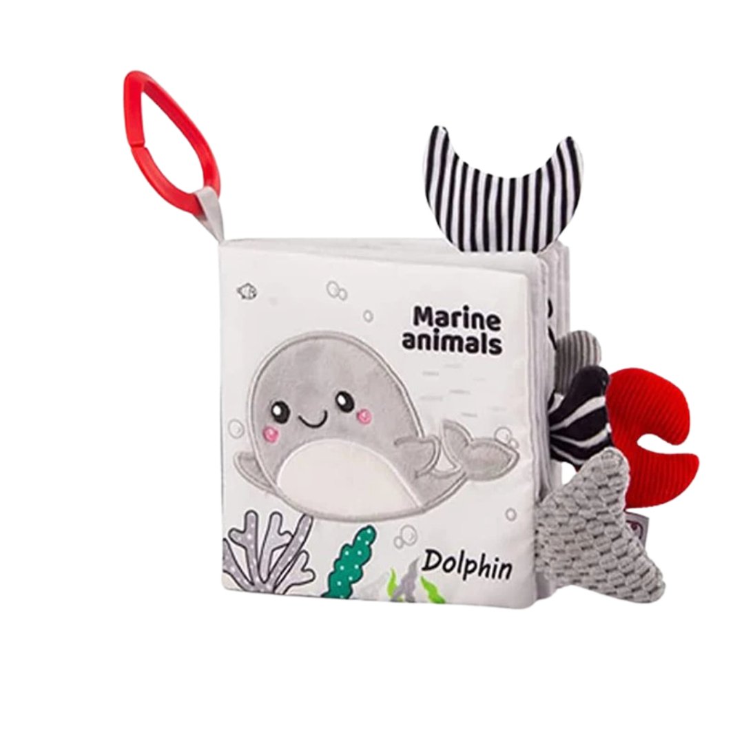 Brinquedo Sensorial para Bebês Livro Musical - Jungle Animals - Varialle