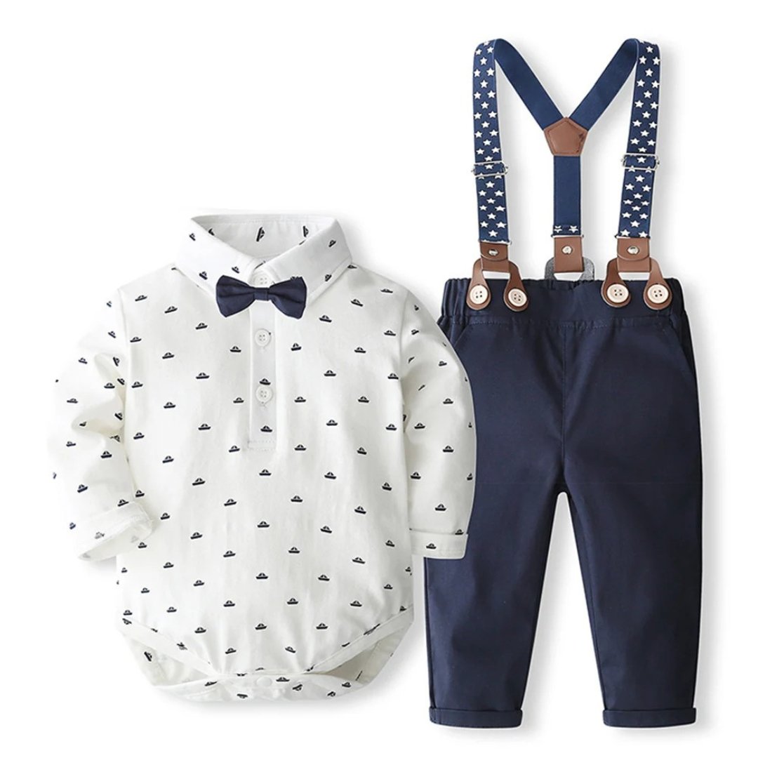 Conjunto Bebê Elegância com Suspensório - Varialle