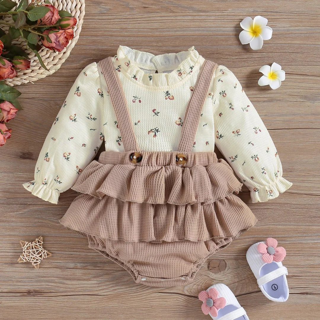 Conjunto Boêmio Infantil Floral 2 Peças - 3 a 24 Meses - Varialle