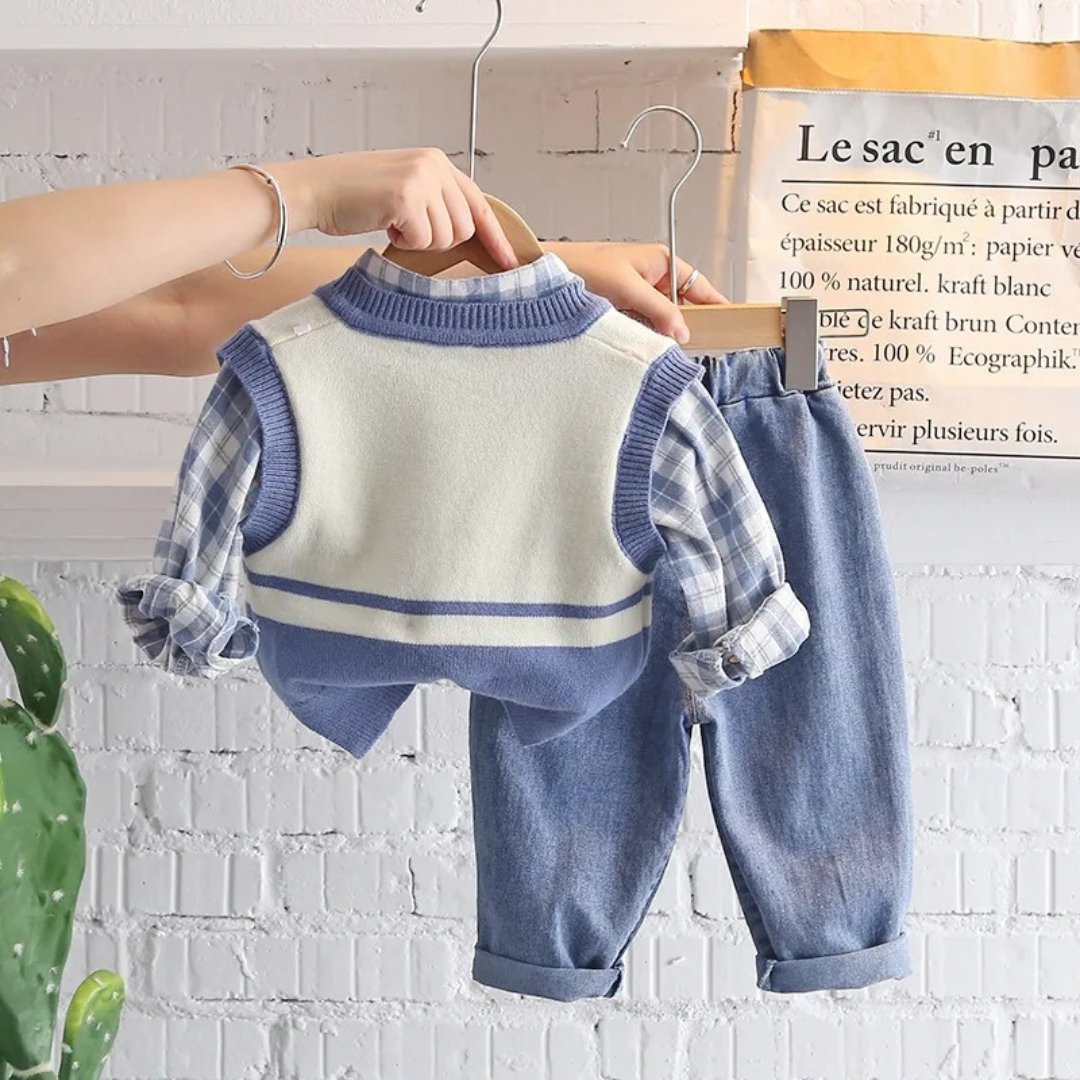 Conjunto de Roupas para Meninos 3 Peças - Varialle