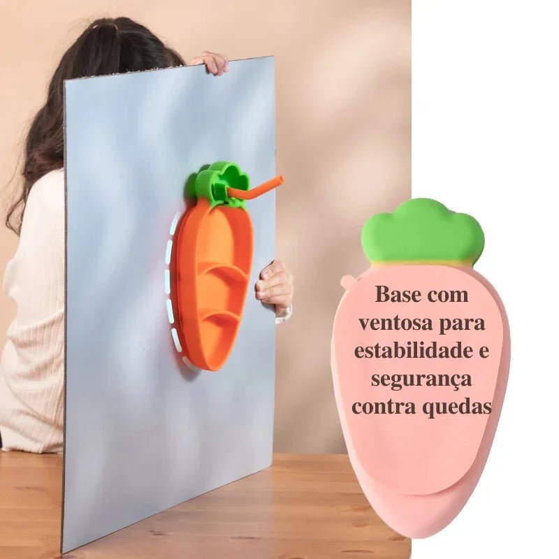 Conjunto de Talheres de Silicone Infantil com Ventosa - Varialle
