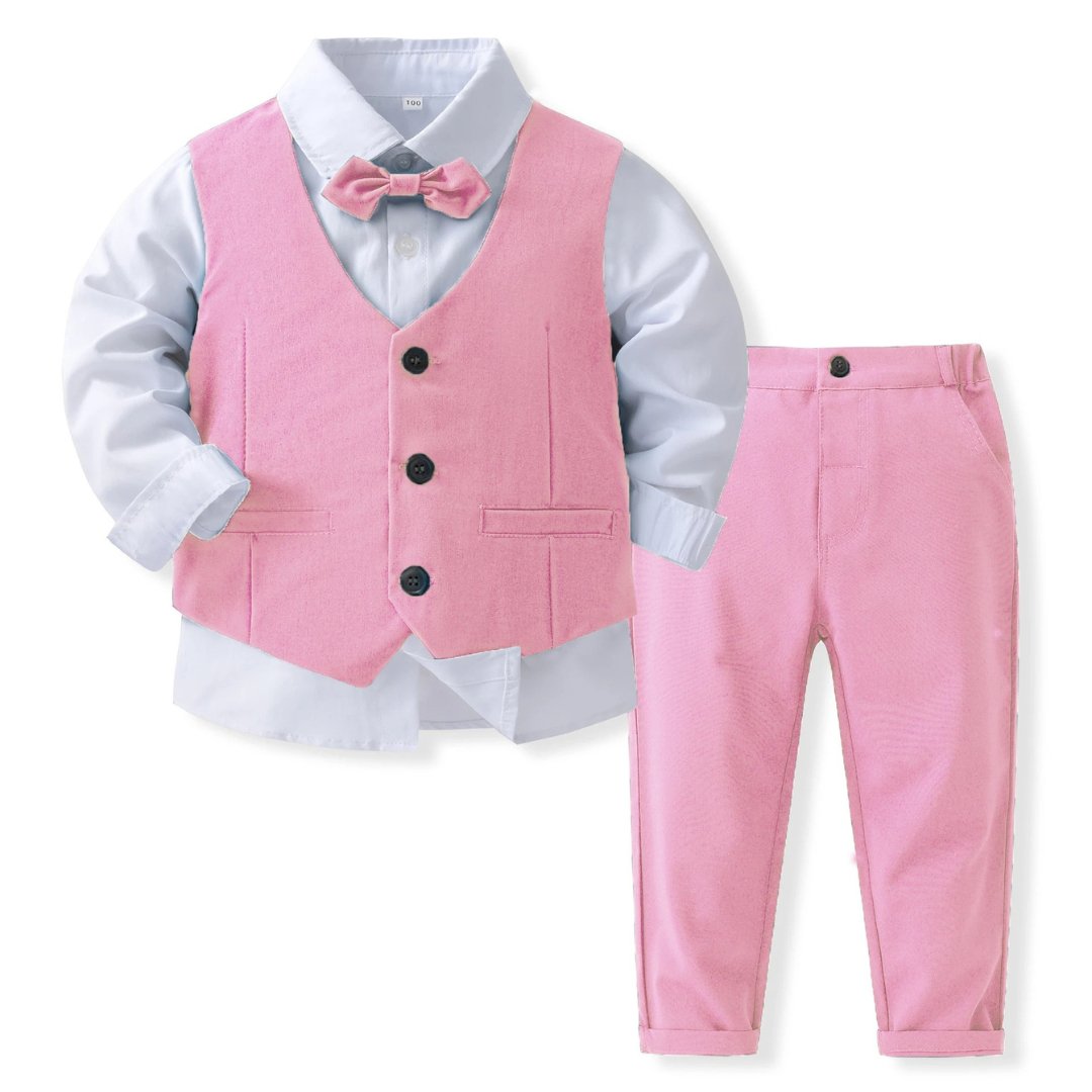 Conjunto Elegante Infanto | Camisa, Colete e Calça - Varialle