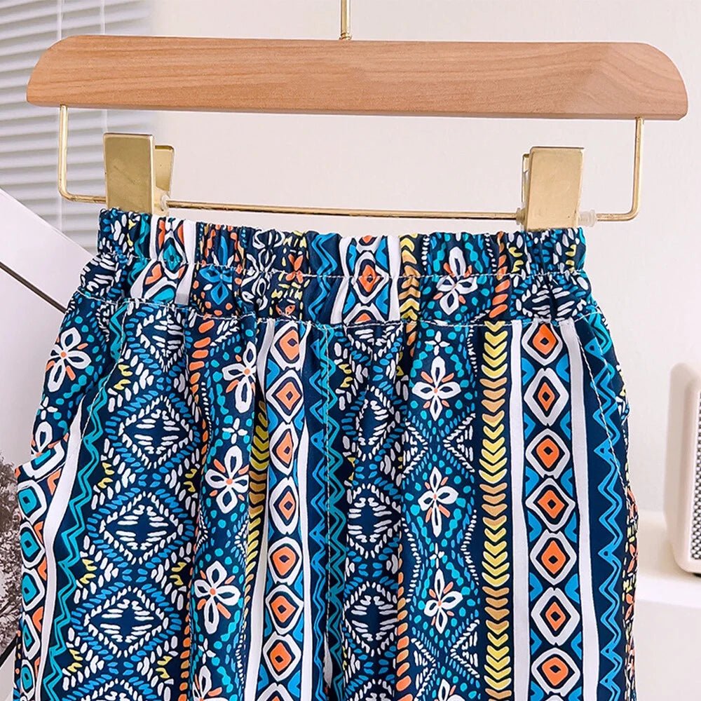 Conjunto Feminino Infantil 3 a 7 Anos: Blusa e Calça Estilosa com Detalhes Coloridos - Varialle