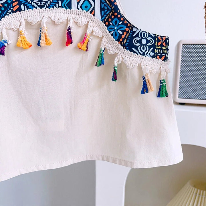 Conjunto Feminino Infantil 3 a 7 Anos: Blusa e Calça Estilosa com Detalhes Coloridos - Varialle