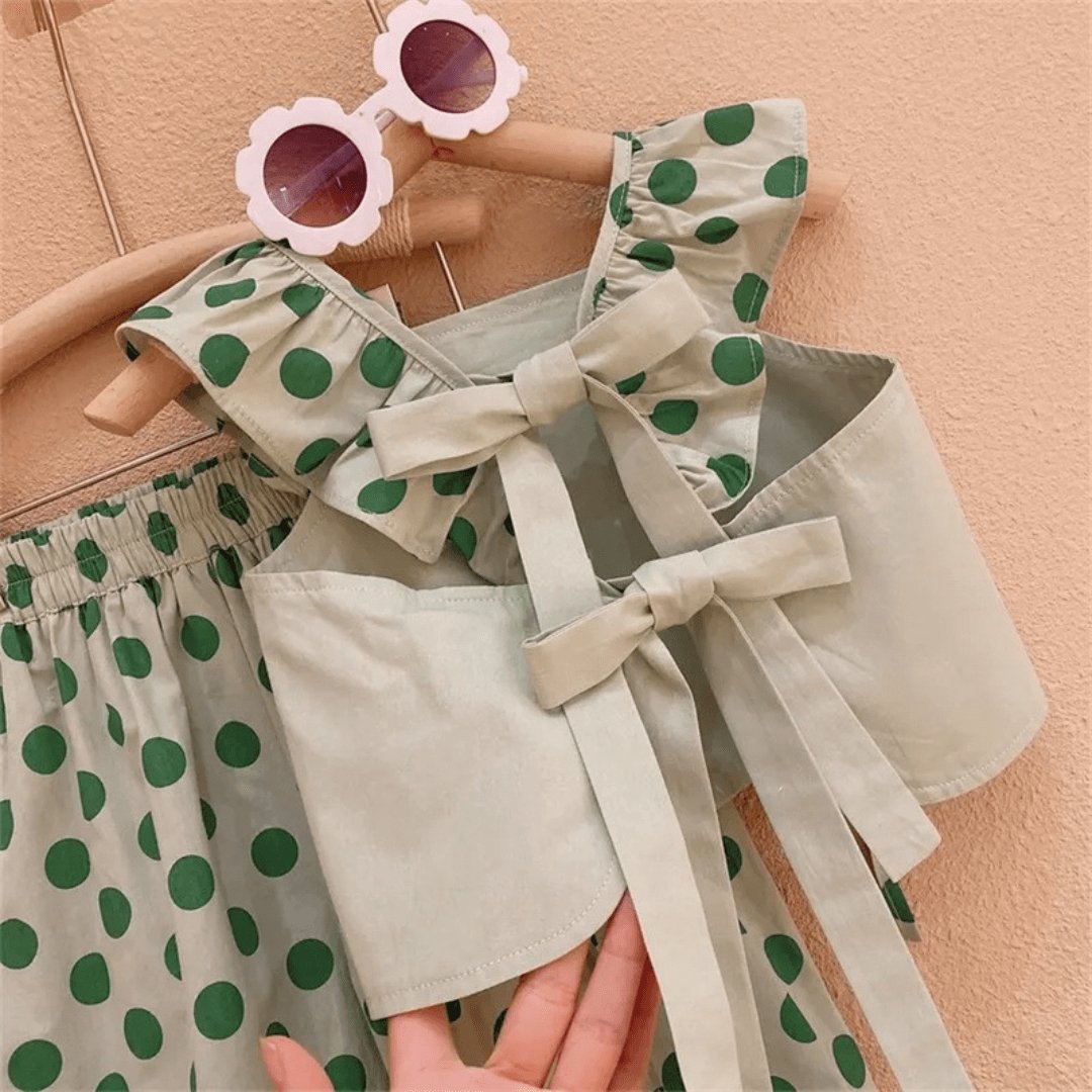 Conjunto Infantil Bella Encanto de 3 Peças - Top, Calça e Chapéu de Verão - Varialle