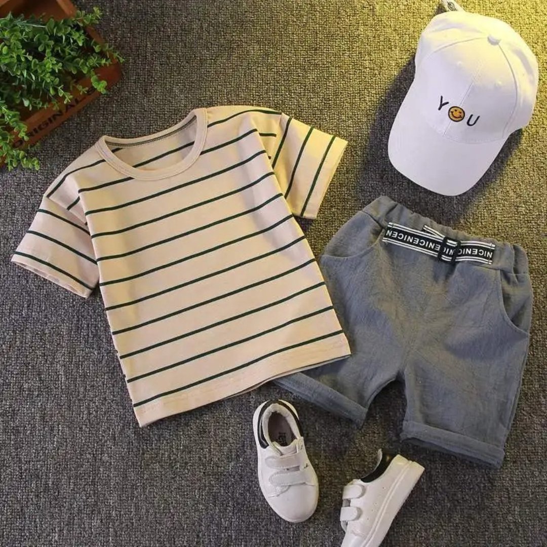 Conjunto Infantil de Verão para Meninos 1 a 5 Anos - Playbitto - Varialle