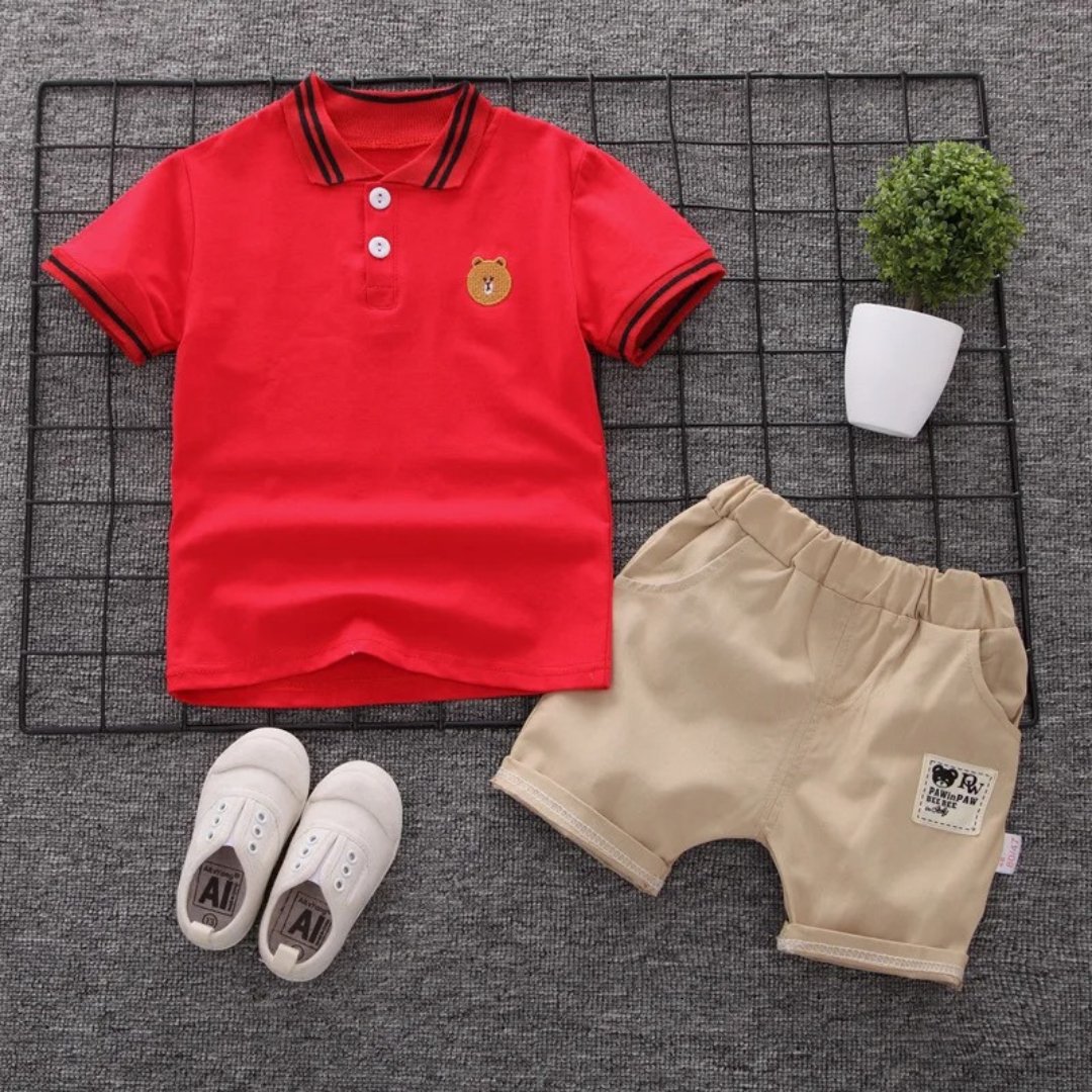 Conjunto Infantil de Verão para Meninos 1 a 5 Anos - Playbitto - Varialle