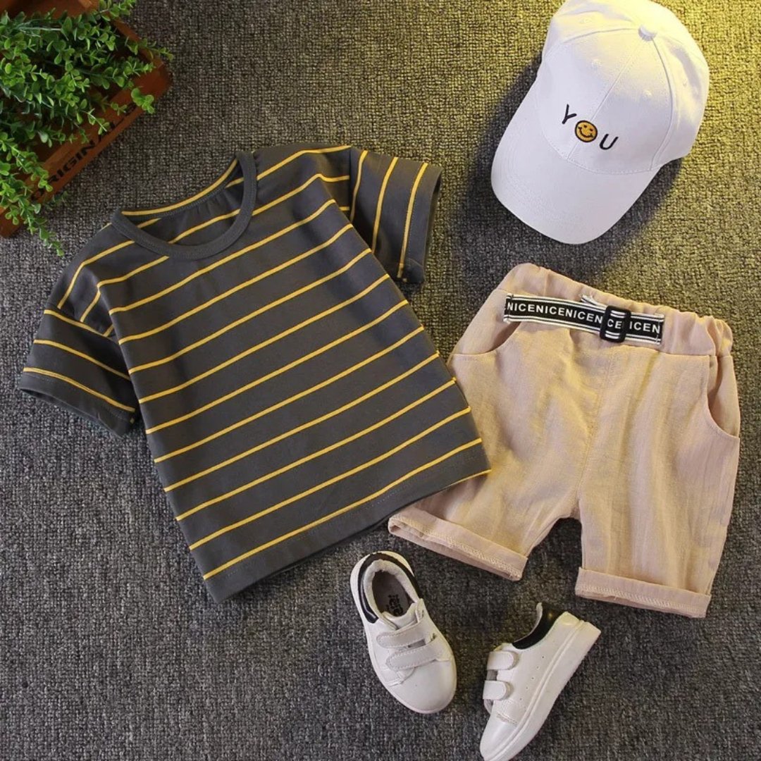 Conjunto Infantil de Verão para Meninos 1 a 5 Anos - Playbitto - Varialle