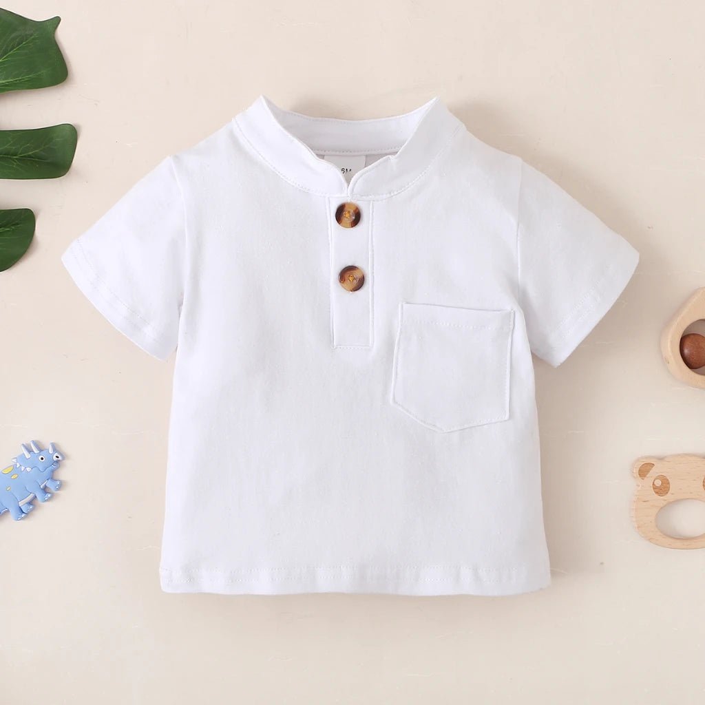 Conjunto Infantil de Verão TopBaby - Camiseta e Shorts - 3M a 24M | LANÇAMENTO BLACK FRIDAY - Varialle