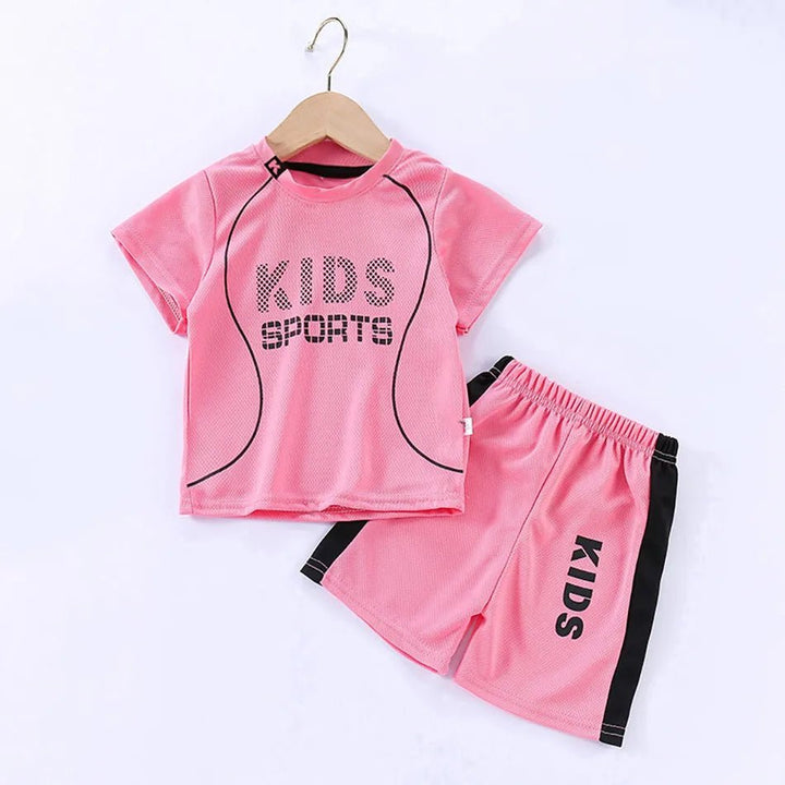 Conjunto Infantil Esportivo de Secagem Rápida para Verão - Varialle