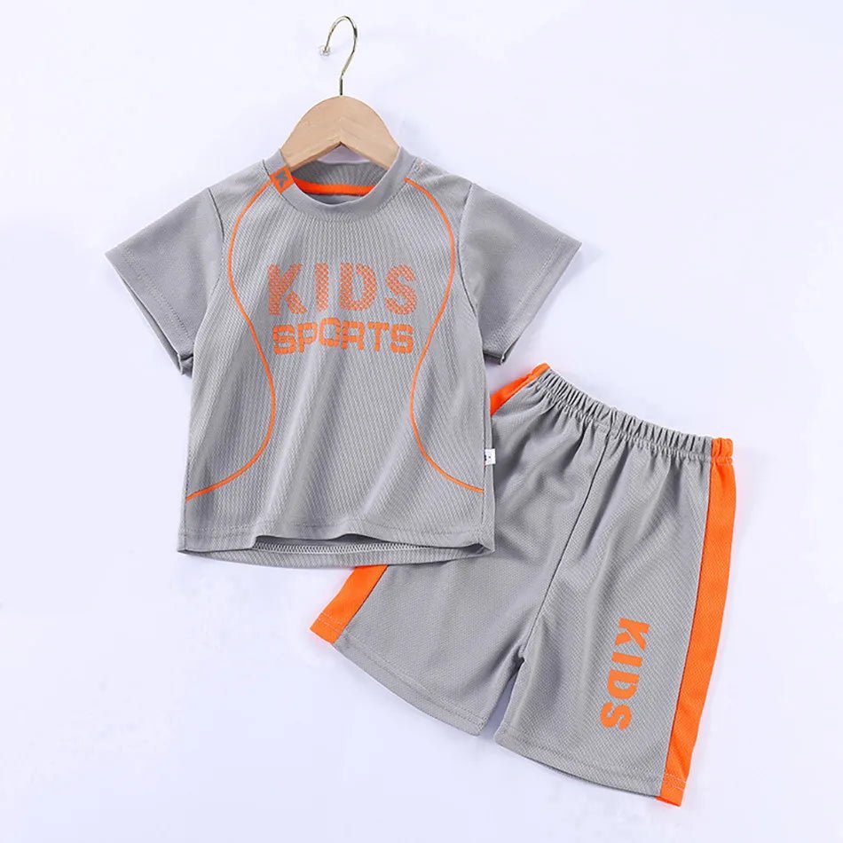 Conjunto Infantil Esportivo de Secagem Rápida para Verão - Varialle