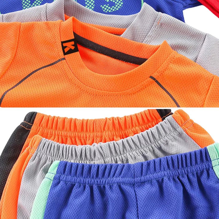 Conjunto Infantil Esportivo de Secagem Rápida para Verão - Varialle
