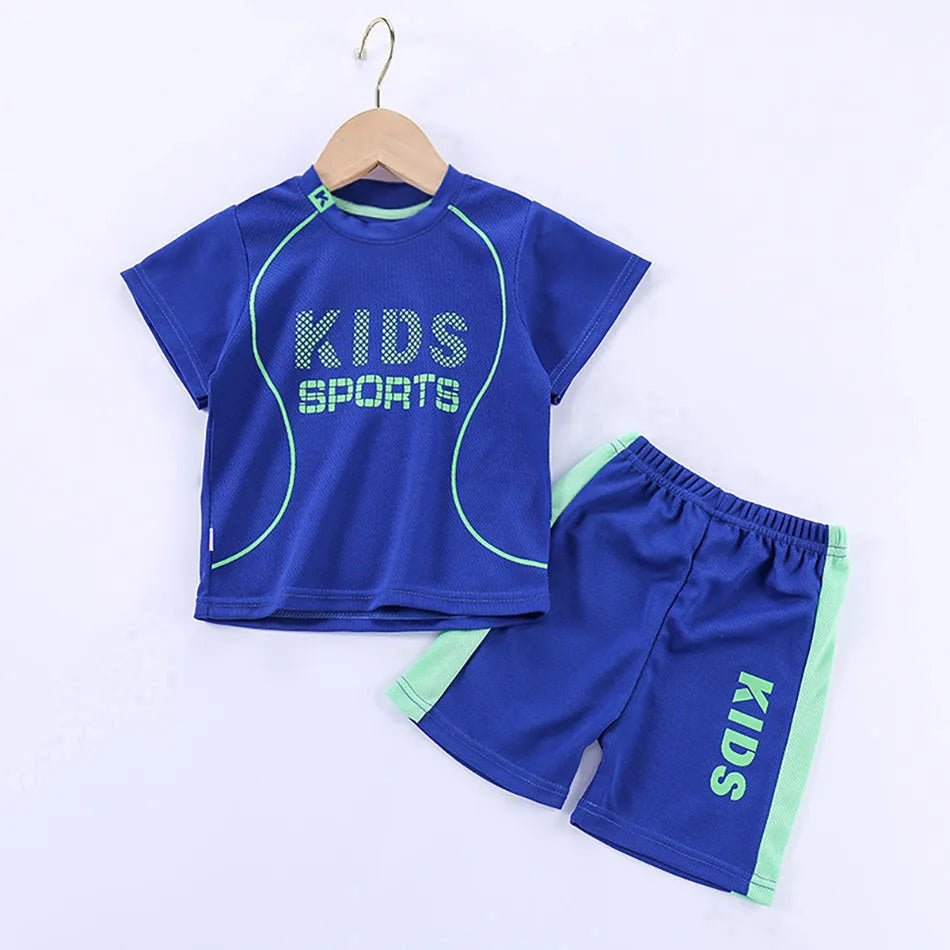 Conjunto Infantil Esportivo de Secagem Rápida para Verão - Varialle