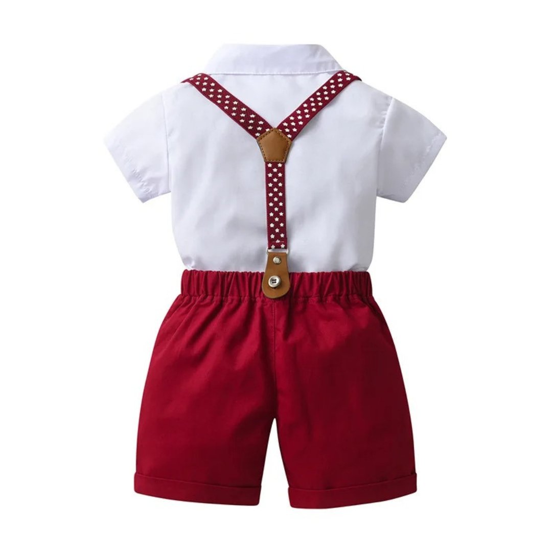 Conjunto Infantil Luxo com Suspensório - Pequeno Cavalheiro - Varialle