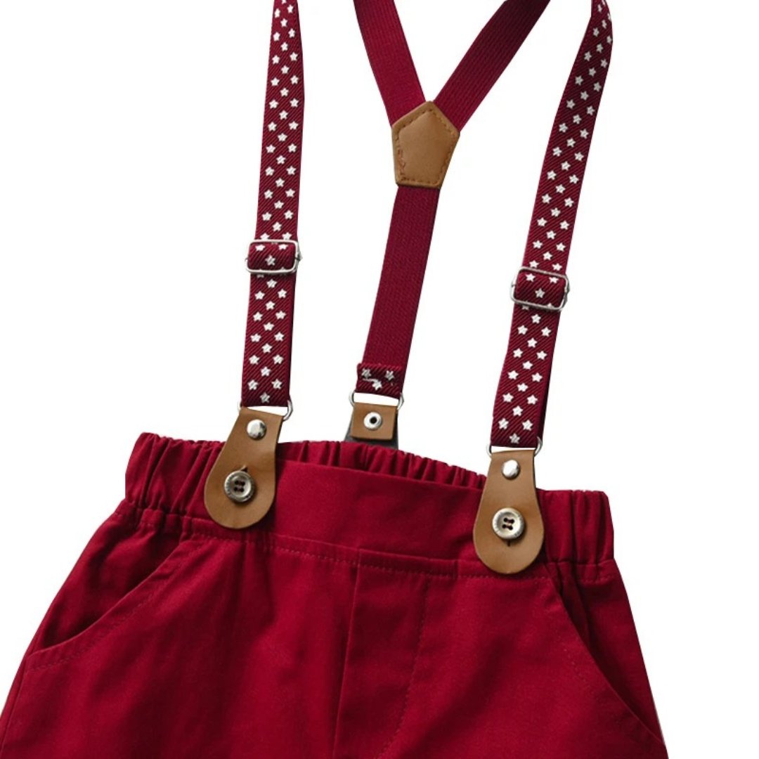 Conjunto Infantil Luxo com Suspensório - Pequeno Cavalheiro - Varialle