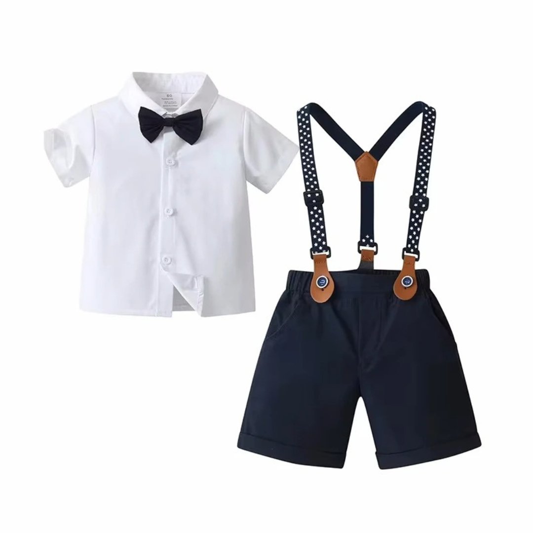 Conjunto Infantil Luxo com Suspensório - Pequeno Cavalheiro - Varialle