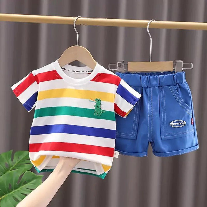 Conjunto Infantil Masculino com Pochete Dino Adventure 1 a 5 Anos