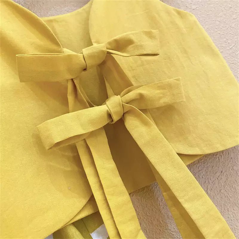 Conjunto Infantil Sol Brilhante de 3 Peças - Top, Calça e Chapéu de Verão - Varialle